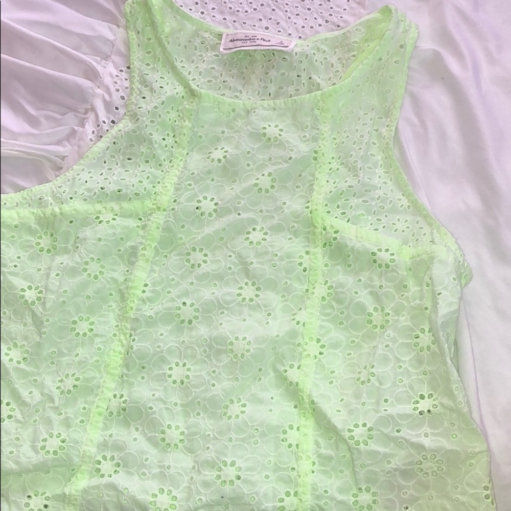 Green Crop Top
